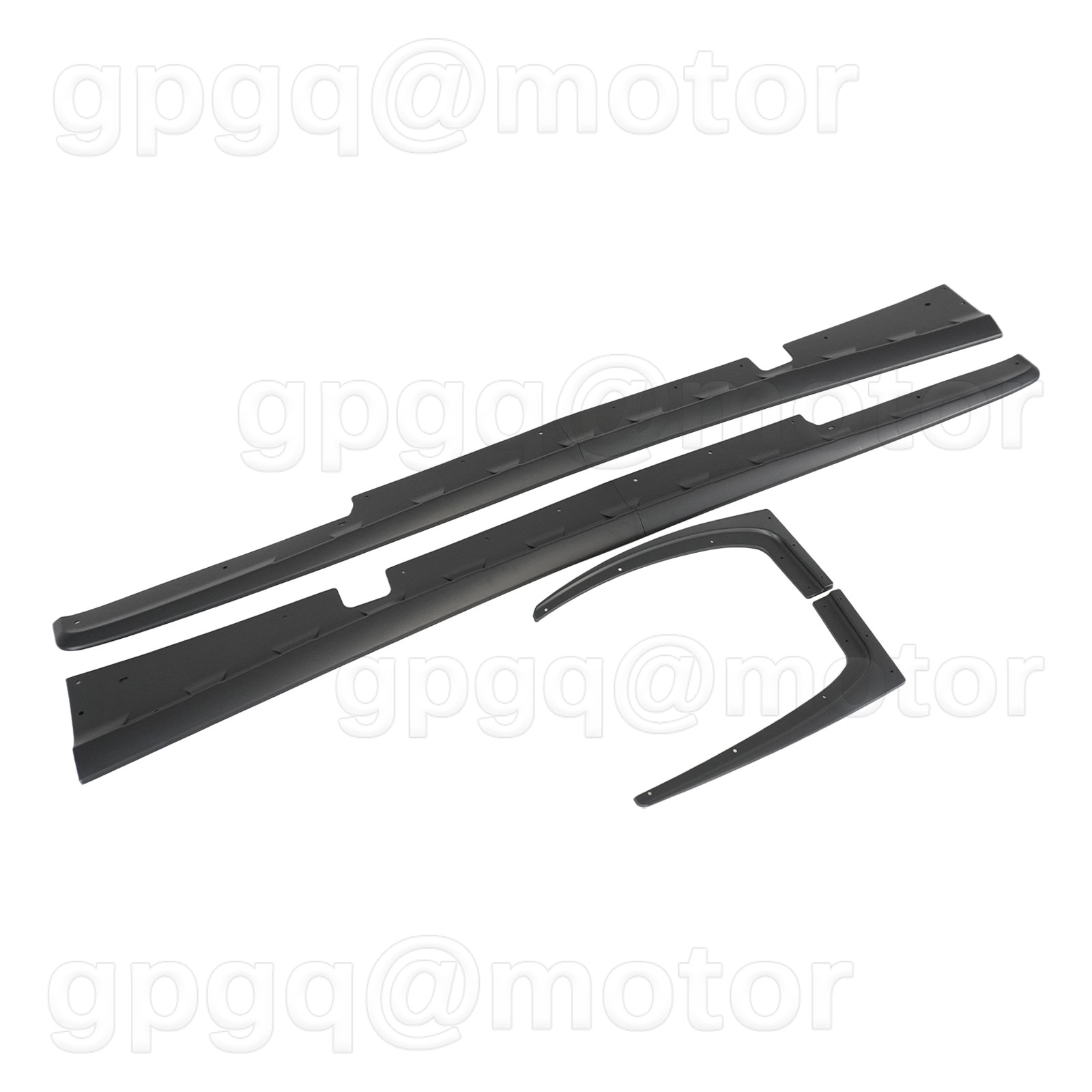For Corvette C5 Base 1997-2004 ZR1 Style Matte Black Side Skirts Extension Panel