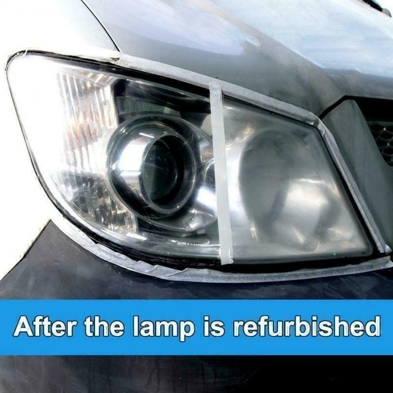 Car Ceramic Headlight Lens Restoration Repair Kit Polishing Cleaning Tools Pzcro
