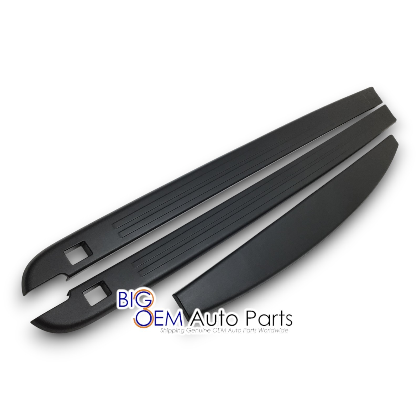 OEM new 19-25 Ram 1500 Crew Quad Cab 6’4″ Bed Rail and Tailgate Molding Cap Set