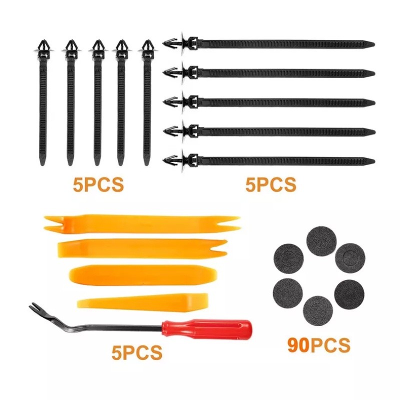 US 925PCS Car Body Push Pin Rivet Trim Panel Fastener Clips Assortment Box Set