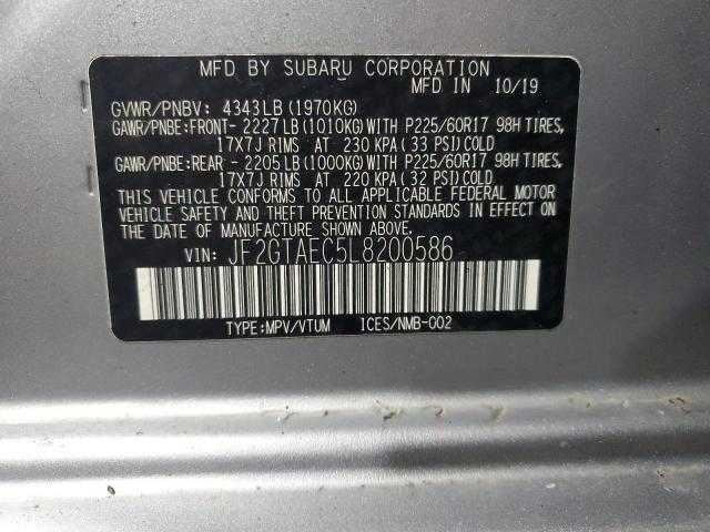 Subaru Crosstrek Rocker Panel Trim Cover Molding Skirt Left Drivers 2019 2020
