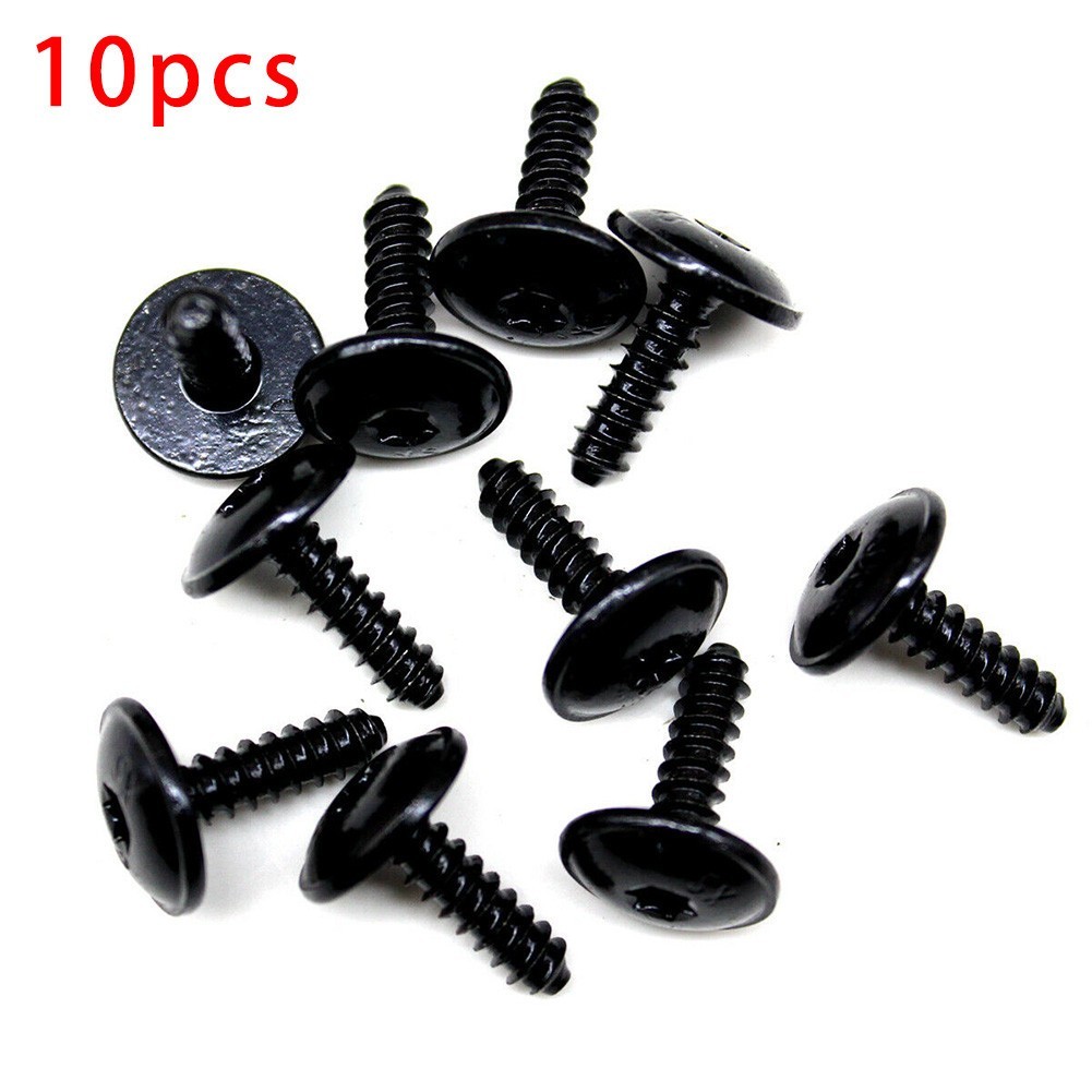 High Quality Hot Sale Screw Liner Screws Guard 10PCS Black Practical To Use