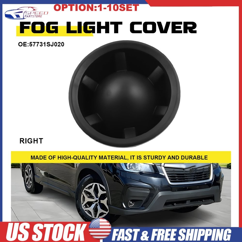 Front Right Fog Light Cover Trim Ring Assemblies For Subaru Forester 19-21 1-10X