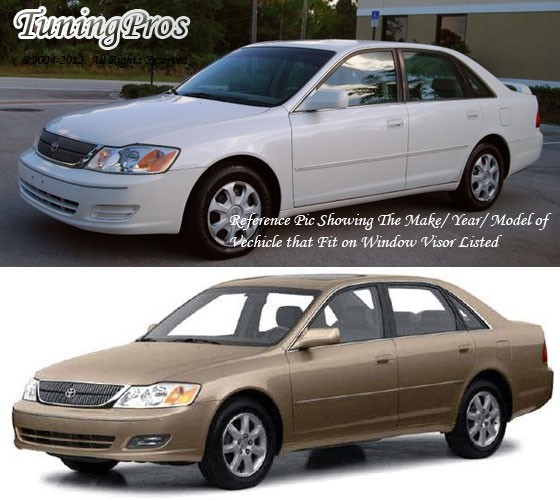 For Toyota Avalon 2001 2002 2003 2004 01-04 4pc Rain Guard Wind Deflector Visors