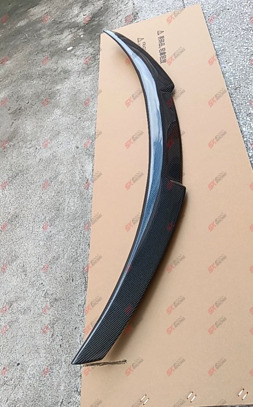 Dry Carbon/Wet Carbon Fiber Rear Trunk Spoiler Wing Fits 2014-2017 Infiniti Q50