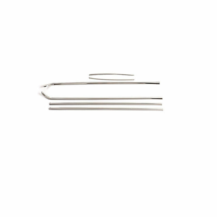 Fit for Explorer 2020-25 6X Chrome Steel Window Molding Trim Lower Strip Trim