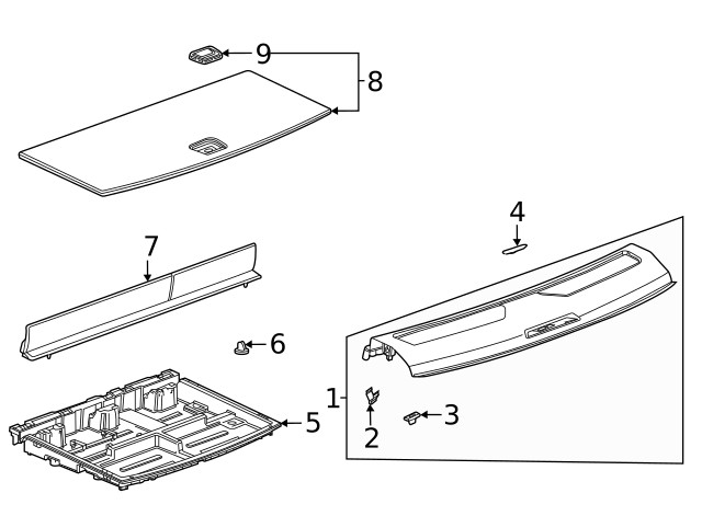 Genuine GM Sill Trim 85124296