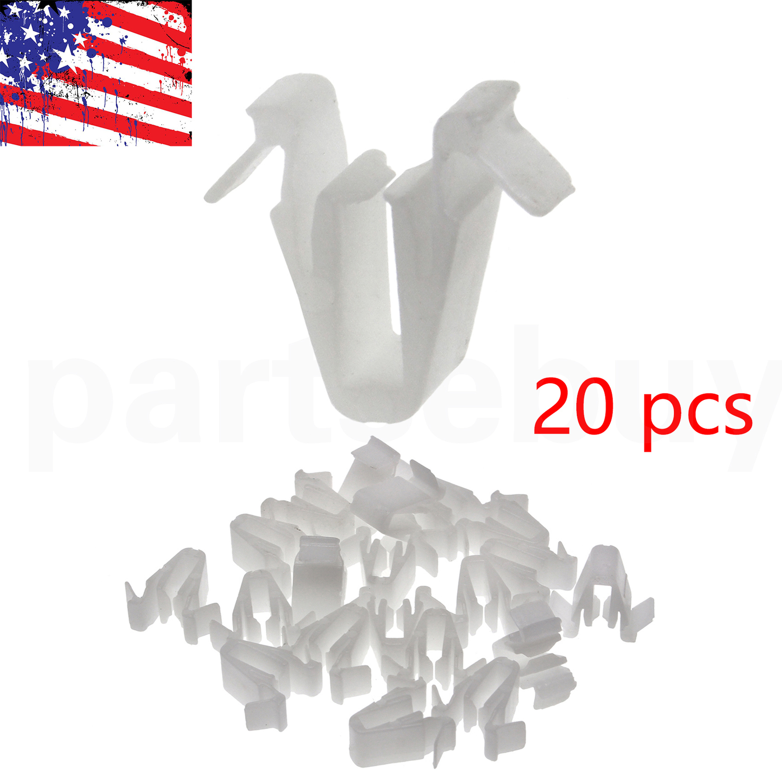 20x Repair Fastener Hold Door Garnish Moulding Clips fit for Toyota A21369