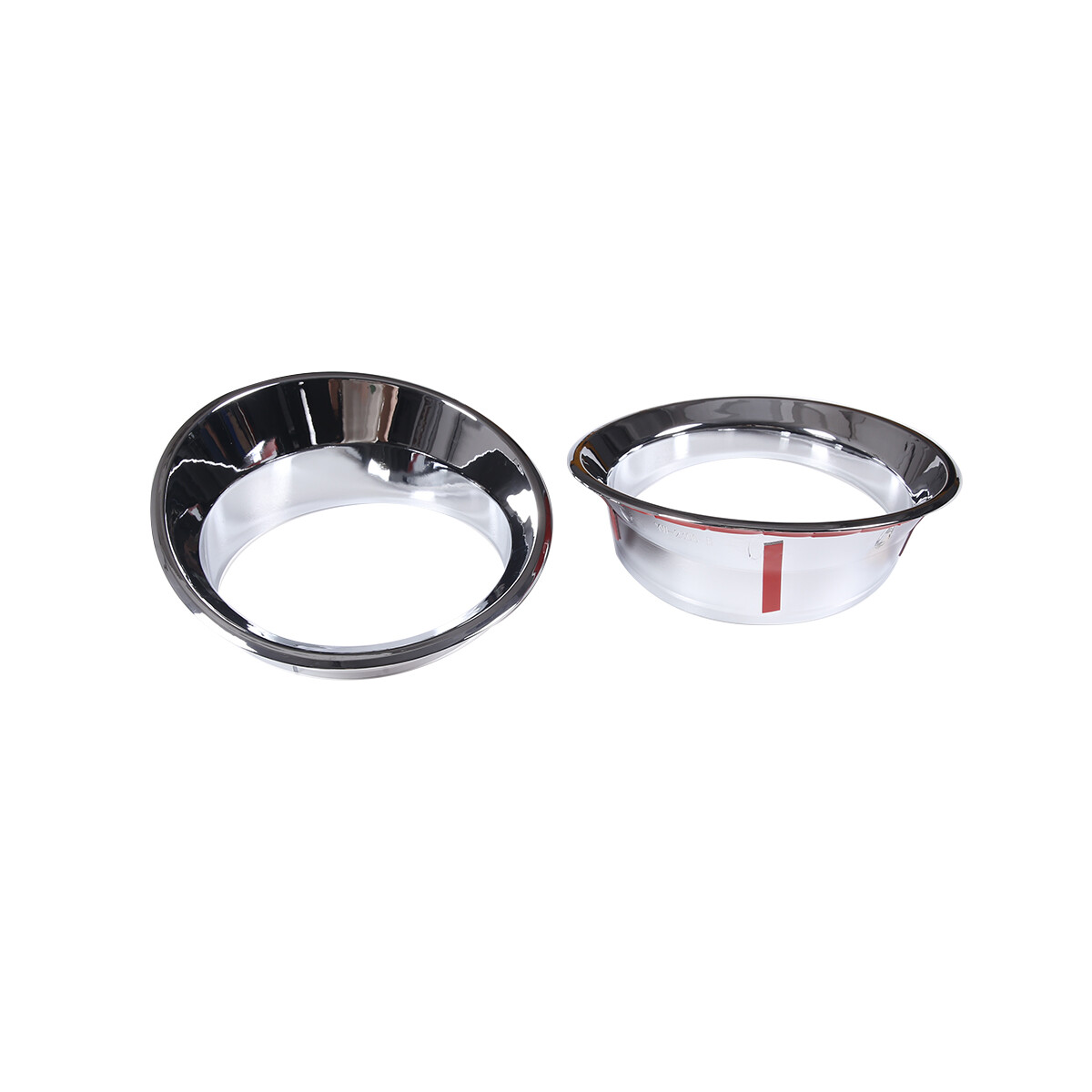 Fit For Hummer H3 2005-2009 Chrome Bumper Fog Light Lamp Trim Bezel Cover Ring