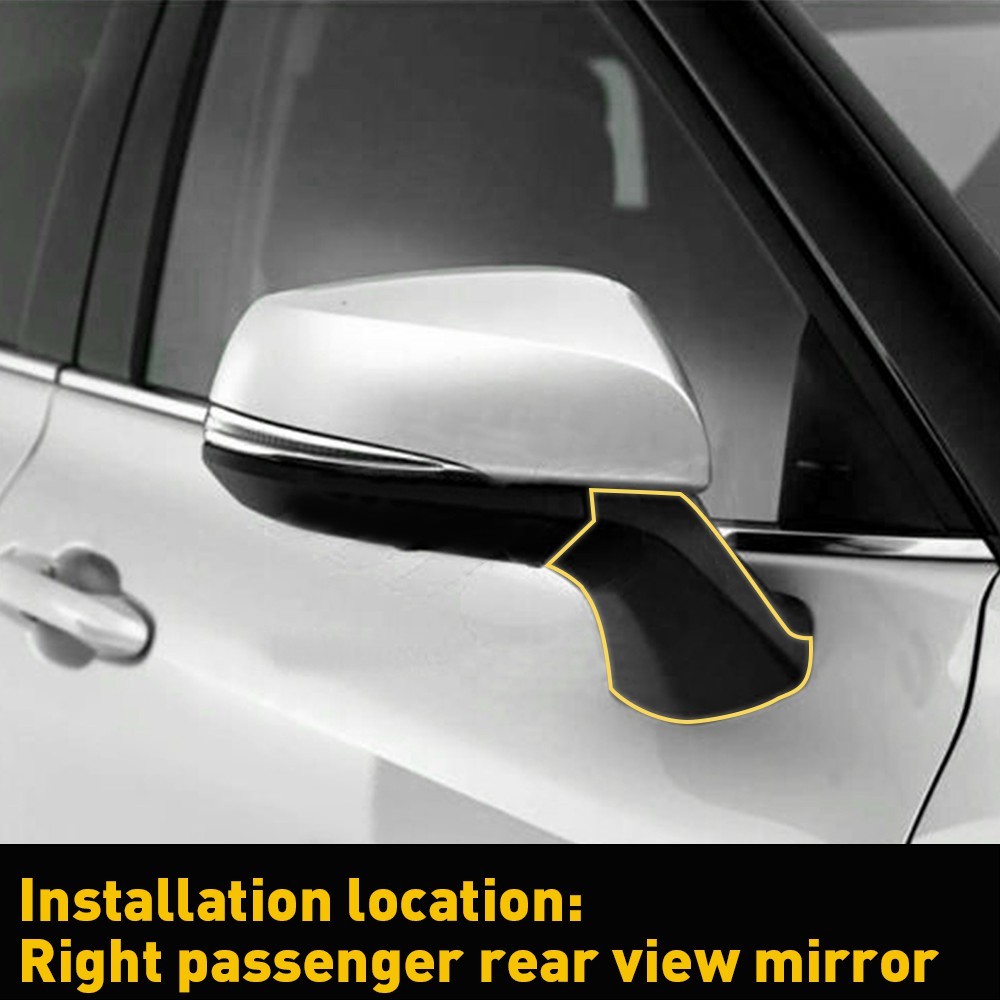Right Side For 2020-2022 Toyota Highlander Rearview Mirror Triangle Base Cover K