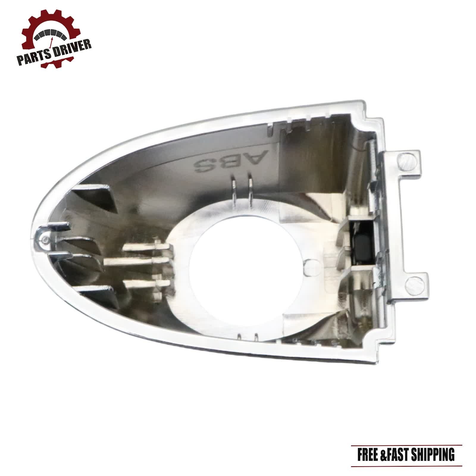 Silver Chrome Door Front Outer Handle Trim Molding Cap For Fiat 500X 2016-2021