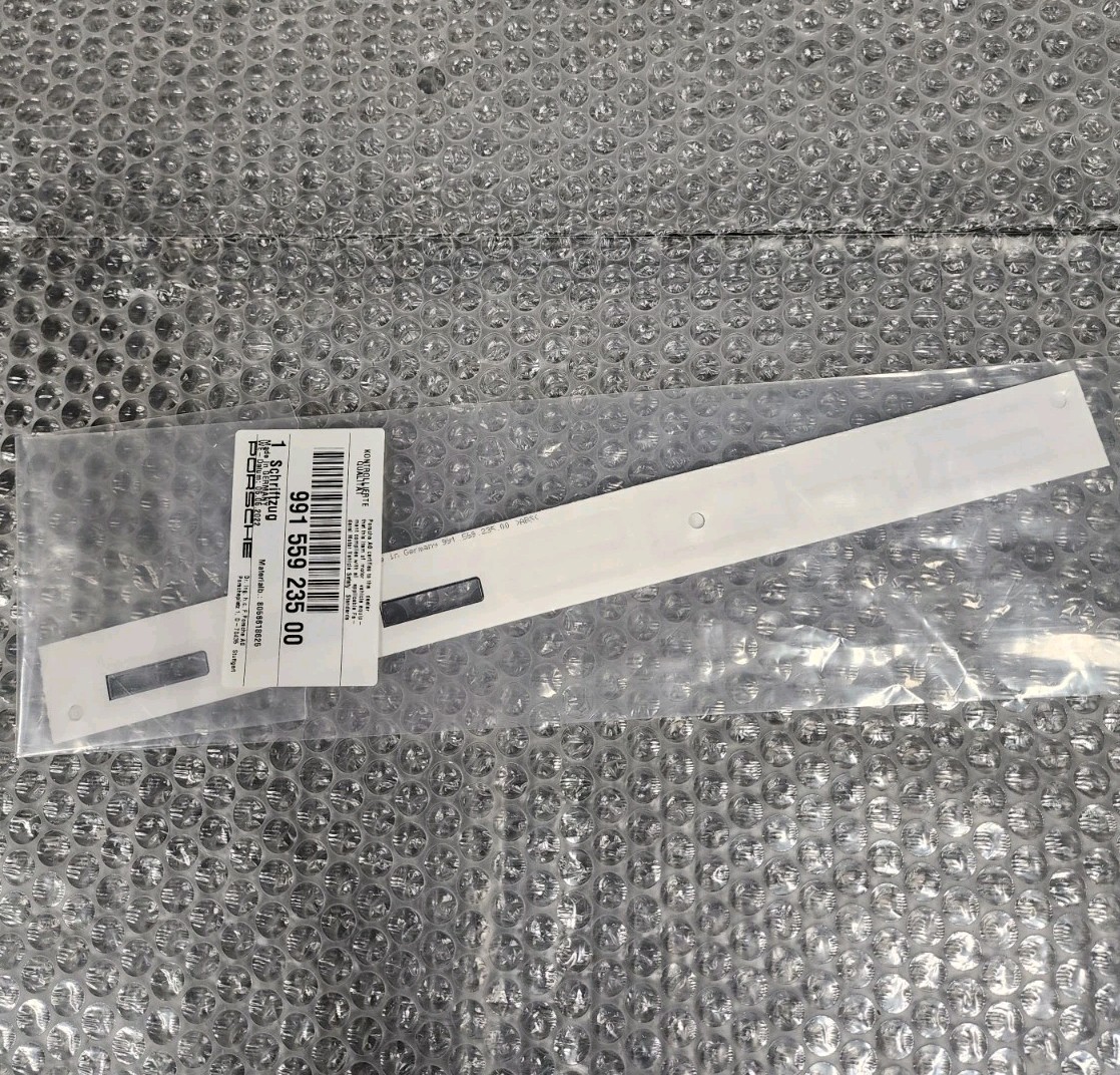 Genuine Porsche 911 991 “PORSCHE” Chrome Emblem Rear Bumper 99155923500