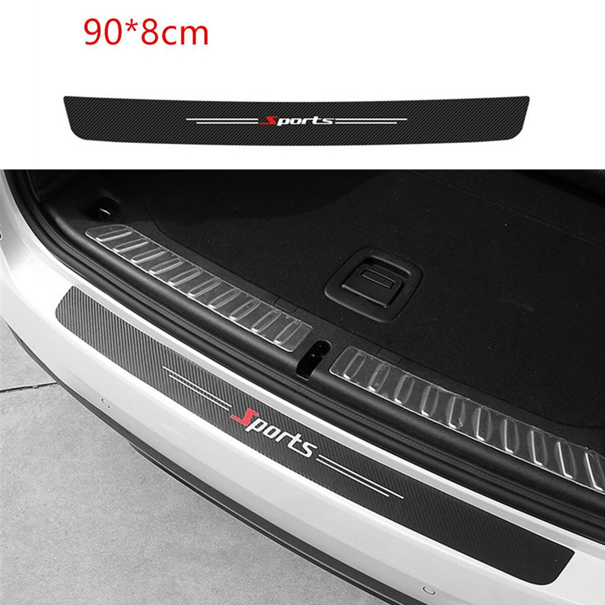 Car Door Plate Sill Scuff Cover Anti Scratch Decal Sticker Protector Universal