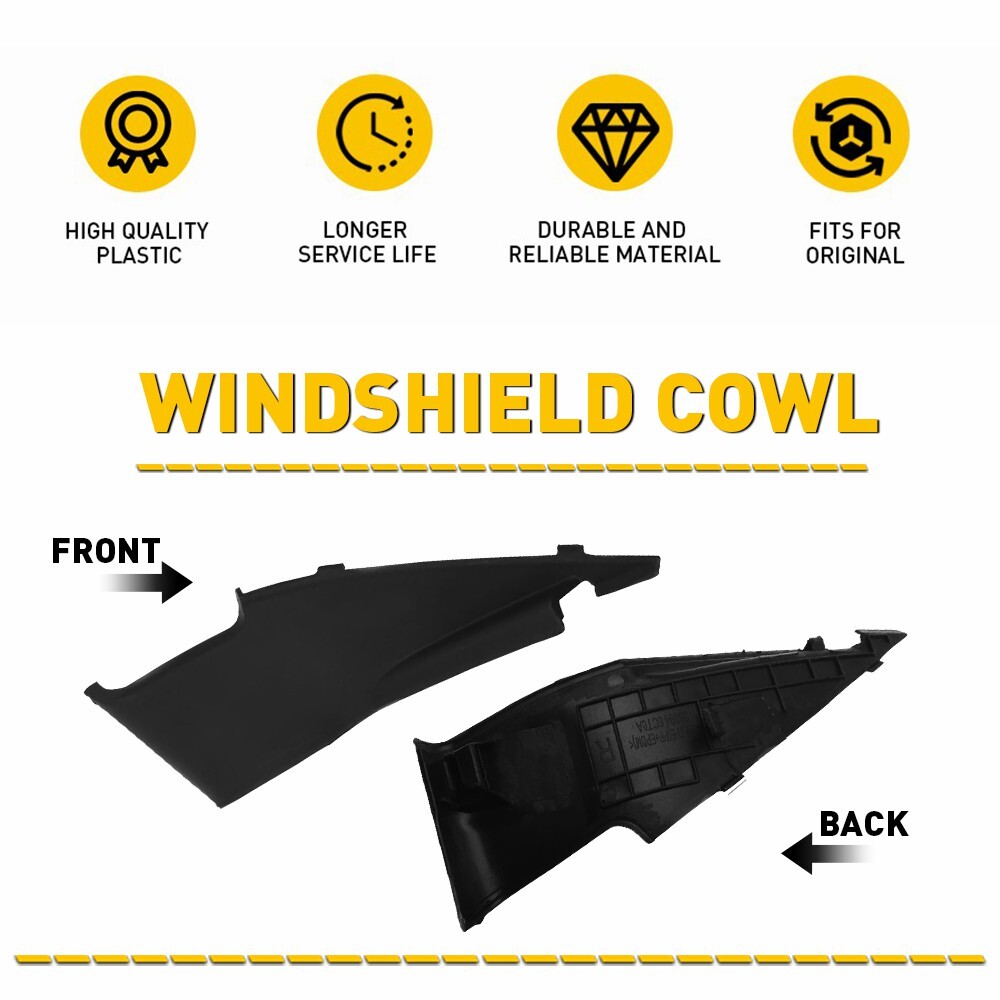 For Nissan Altima 2019-2021 Front Left Right Windshield Wiper Cowl Accessories M