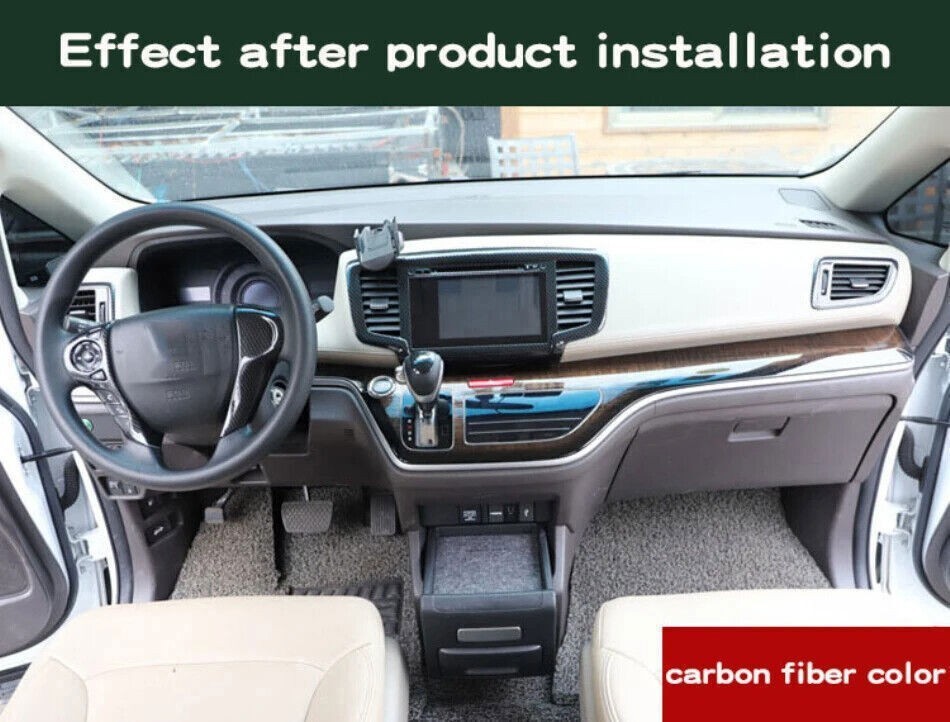 For Honda Odyssey 2015-2021 ABS Carbon Fiber Accessories Interior Trims Stickers