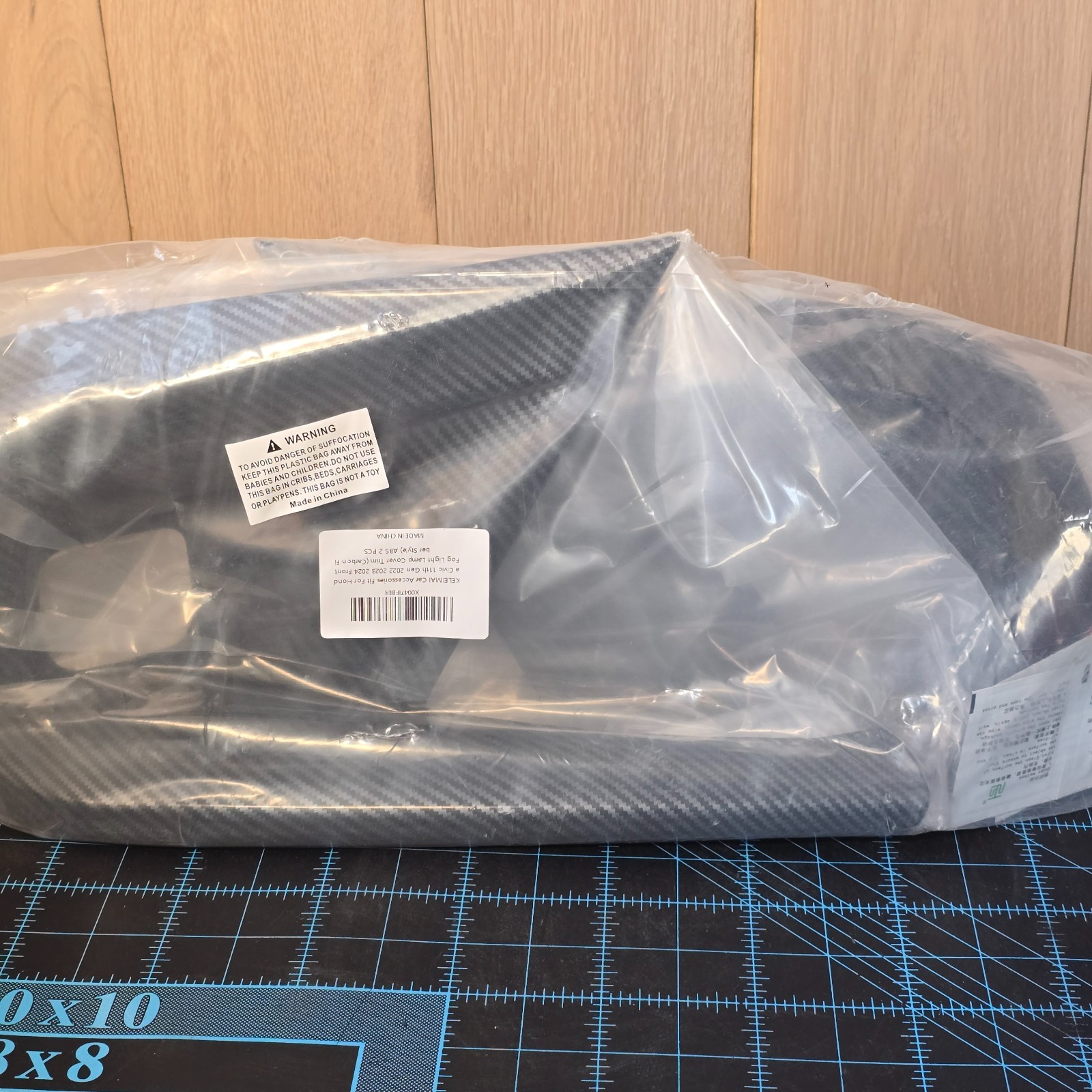 KELEIMAI Honda Civic 11th Gen Fog Light Cover Trim Carbon Fiber 2022-2024