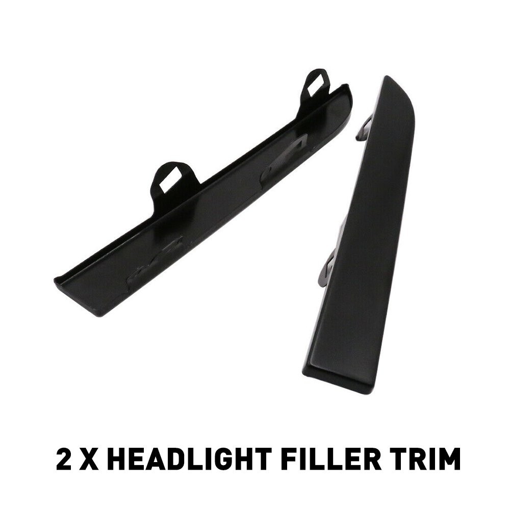 L&R For Toyota Tacoma 2001-2004 Front Bumper Grille Headlight Filler Trim Panels