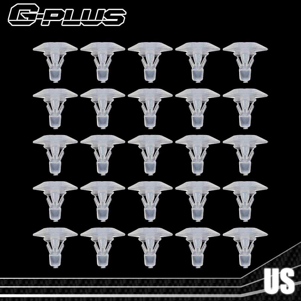 Replace for 1980-2015 GM Chevrolet Buick 3/16″ Hole Door Weatherstrip Clips 25Pc