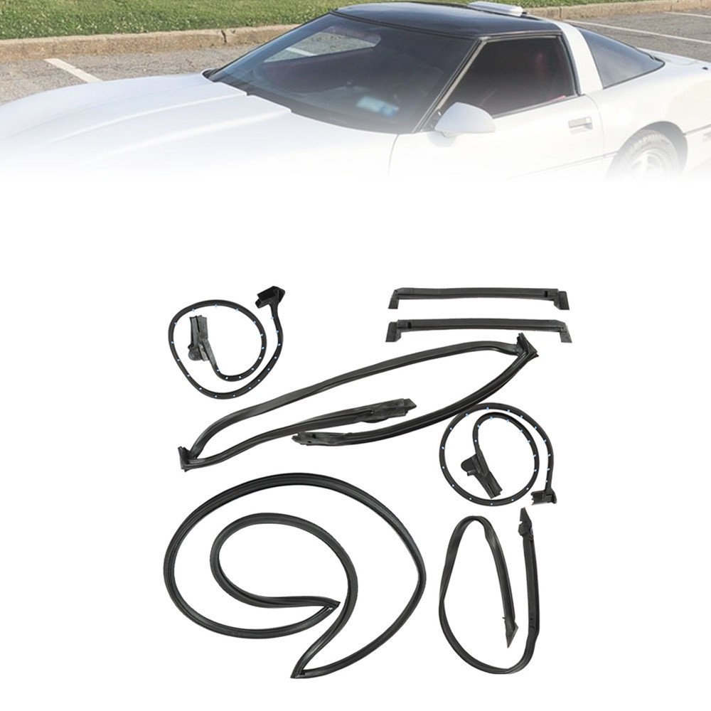 For Chevrolet Corvette C4 Coupe 1990-1996 Full Weatherstrip Kit BRAND Set Seal