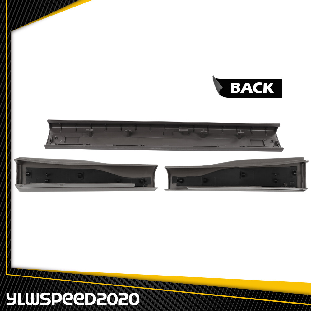 Molding Flex Step Tailgate Trim Cap Kit Fit For 08-16 Ford F250 F350 King Ranch