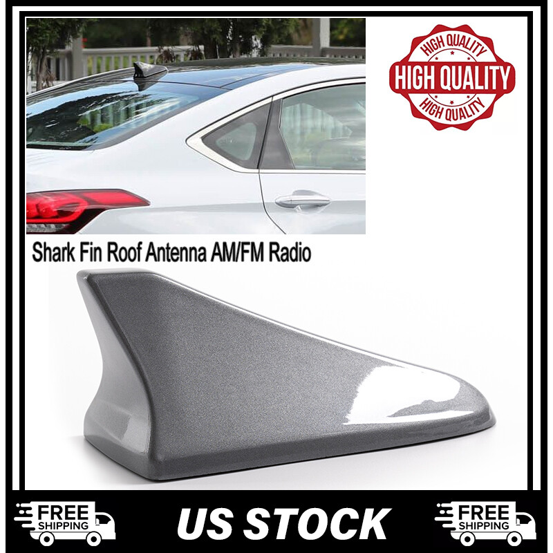 Silver Gray Shark Fin Antenna Cover Protector For 2016 2017 2018 Hyundai Elantra