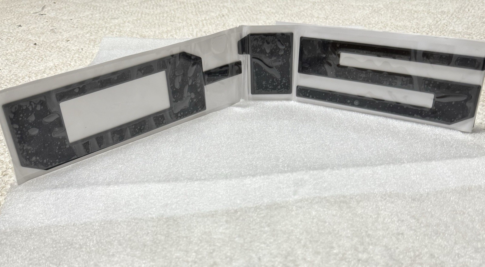 3D Raised Gloss Black Tailgate Insert Letters 2021-2026 F-150 | ABS Emblem