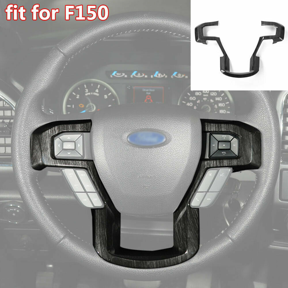 For F150 Steering Wheel Decoration Cover Trim For Ford F150 2015-2020 Super Duty