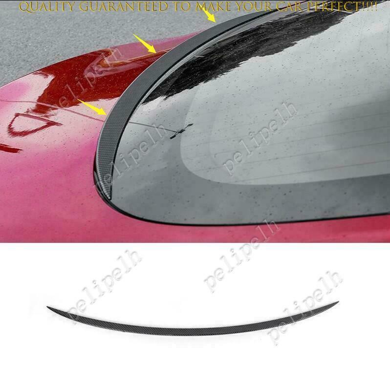 For Tesla Model 3 2017-2023 1pc ABS Rear Window Glass Waterproof Wing Cover Trim