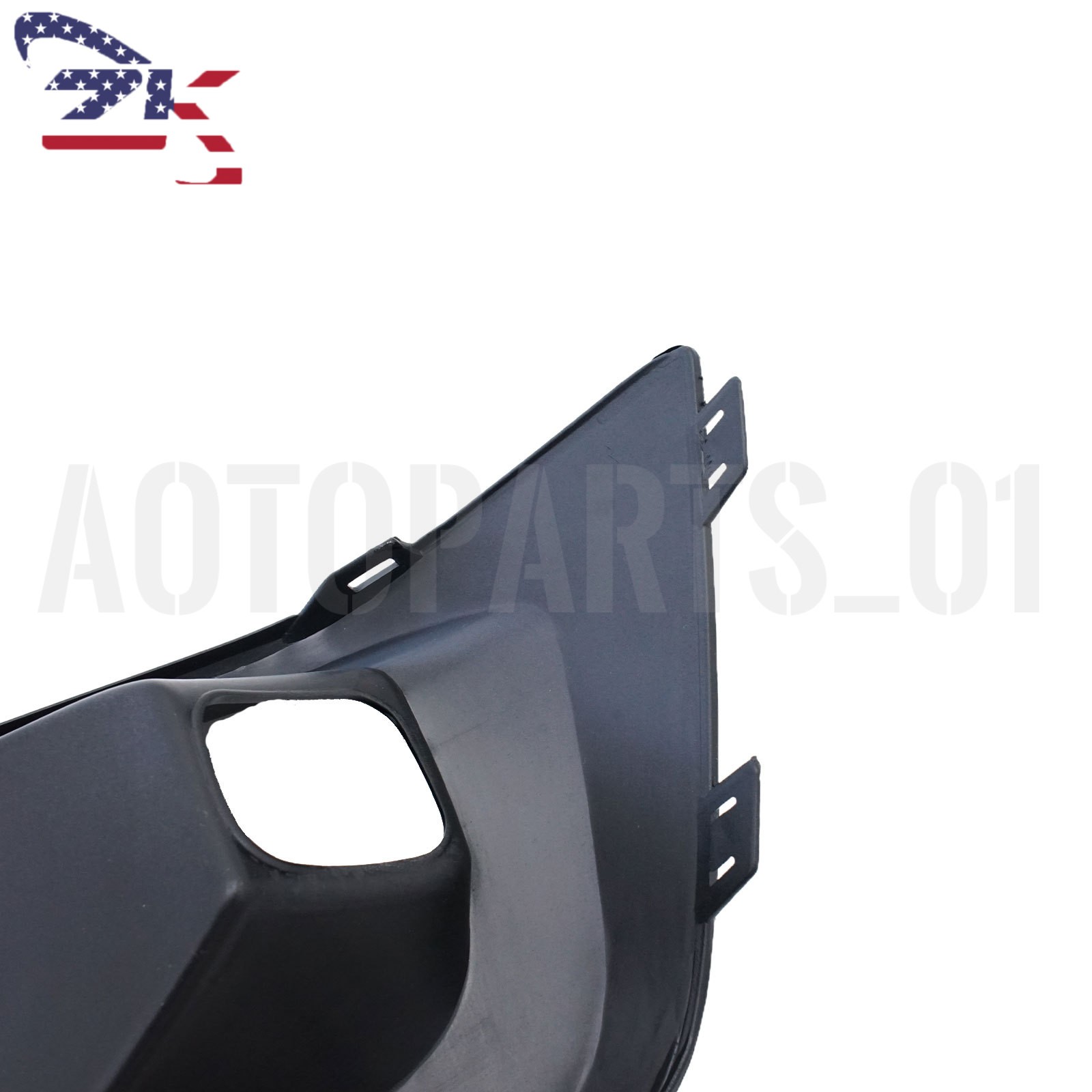 For 2022-2024 Honda Civic JDM Gloss Black Fog Light Lamp Bezel Cover LH RH