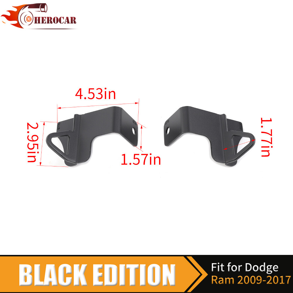 2Pcs Tailgate Tie Down Hook Cargo Bed Anchor Ring For RAM 1500 09-17 Accessories