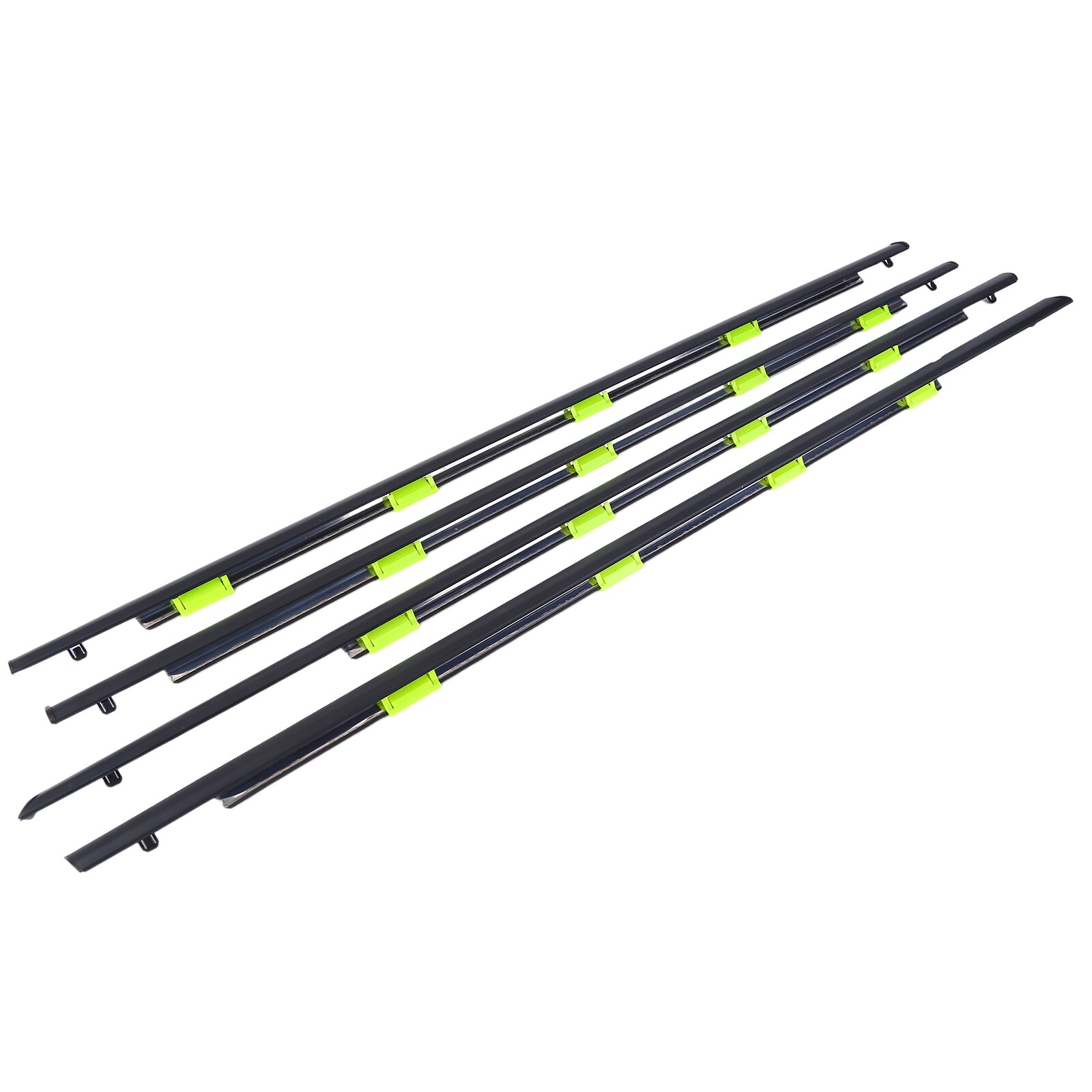 Outer Door Belt Weatherstrip Window Seal Molding Set For Honda Civic Sedan 96-00