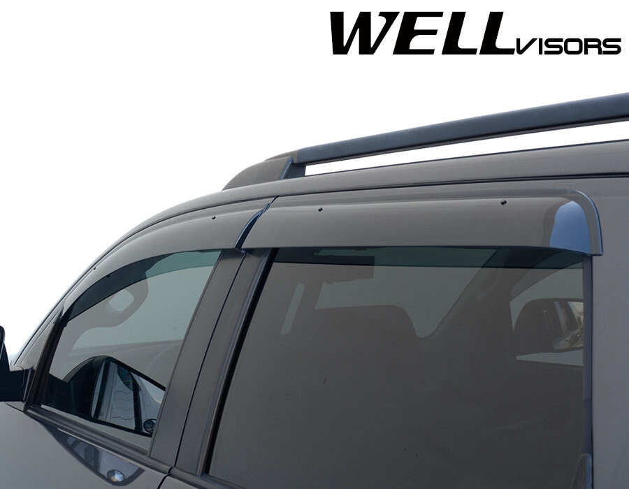 WELLvisors For Toyota Sequoia 08-22 Side Clip on Window Visors Clip-on