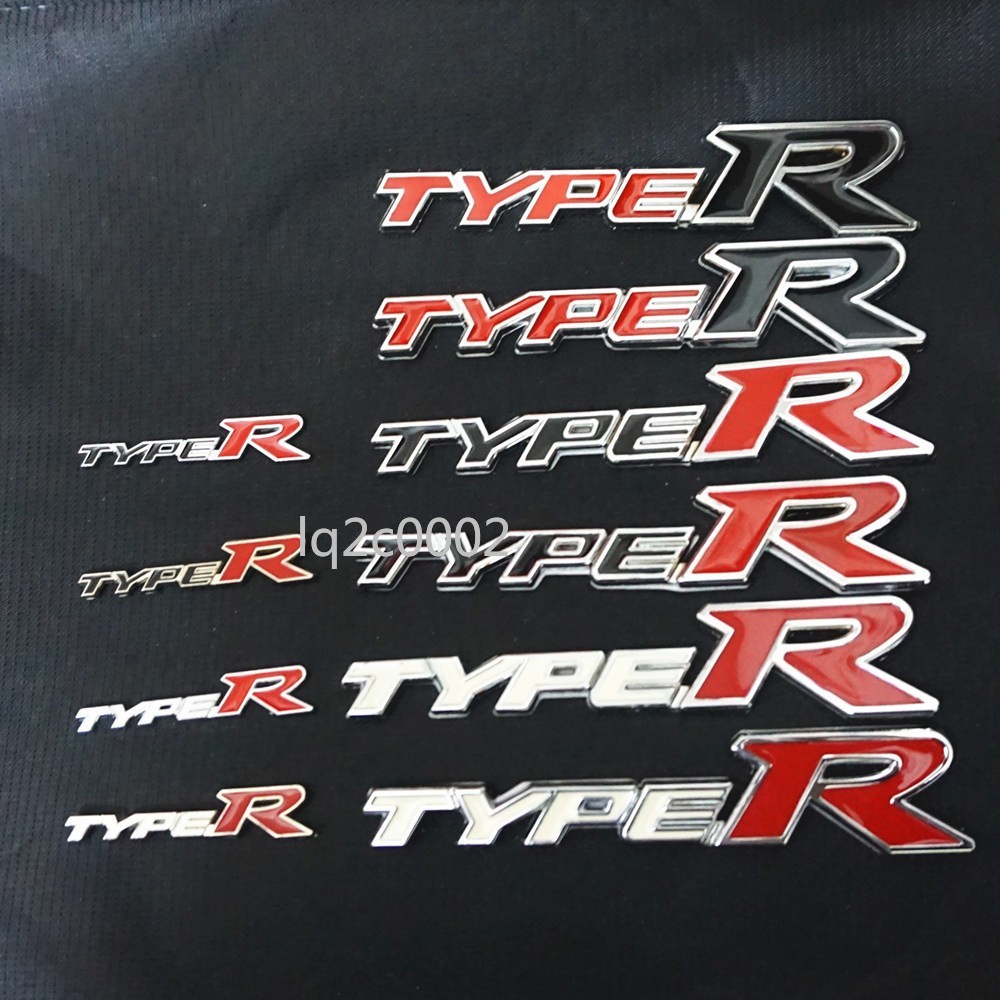 Black Silver Red TYPE-S Metal Grille Emblem + 2x Badge Sticker Decal Turbo Hatch