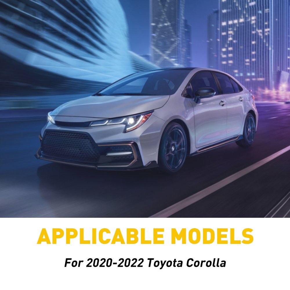 US Black Window Pillar Posts Door For Trim for Toyota 2020 Corolla 2021 2022