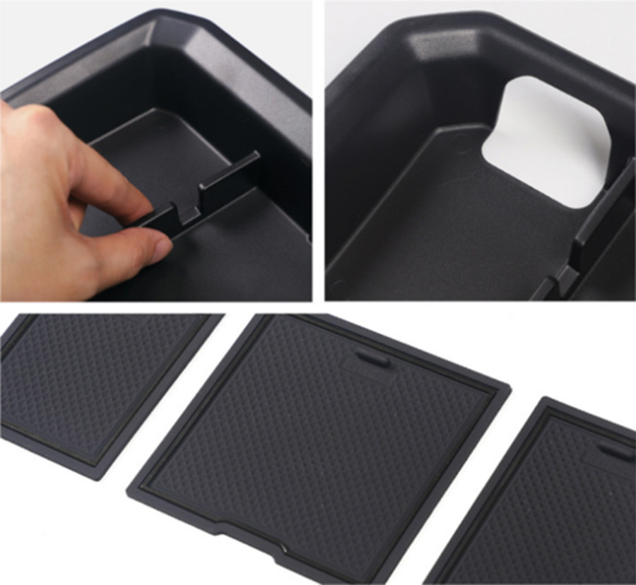 ABS High quality Dashboard Console storage box Kit For Toyota Tundra 2022-2024