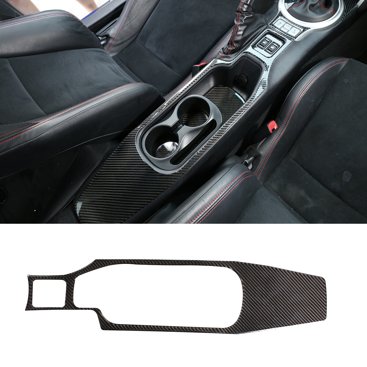 Carbon Fiber Watecup Panel Trim Cover For Toyota GT86 Scion FR-S Subaru BRZ 16+