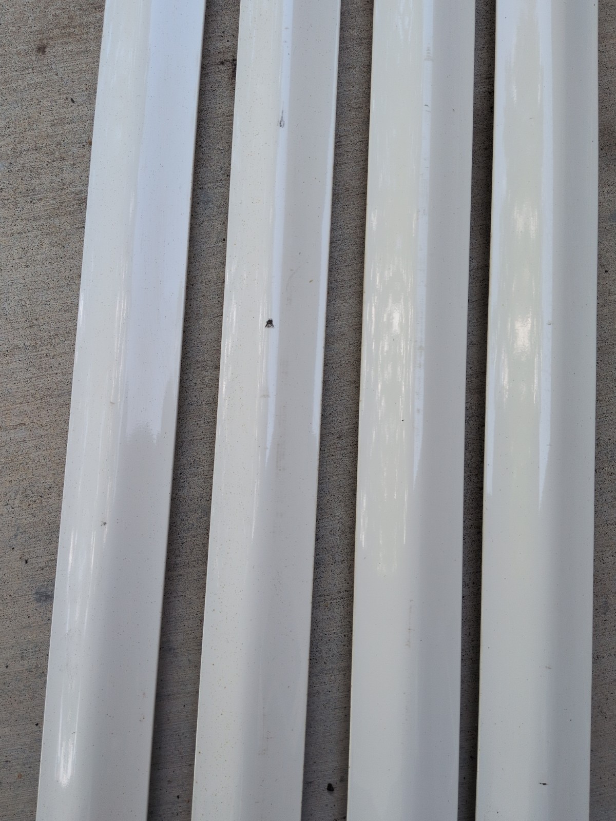 00-05 Buick LeSabre Door Body Side belt Molding trim Set 4pc White OEM