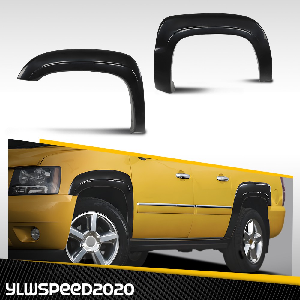 Fit For 2007-2013 Chevrolet Avalanche Full Set Paintable Factory Fender Flares