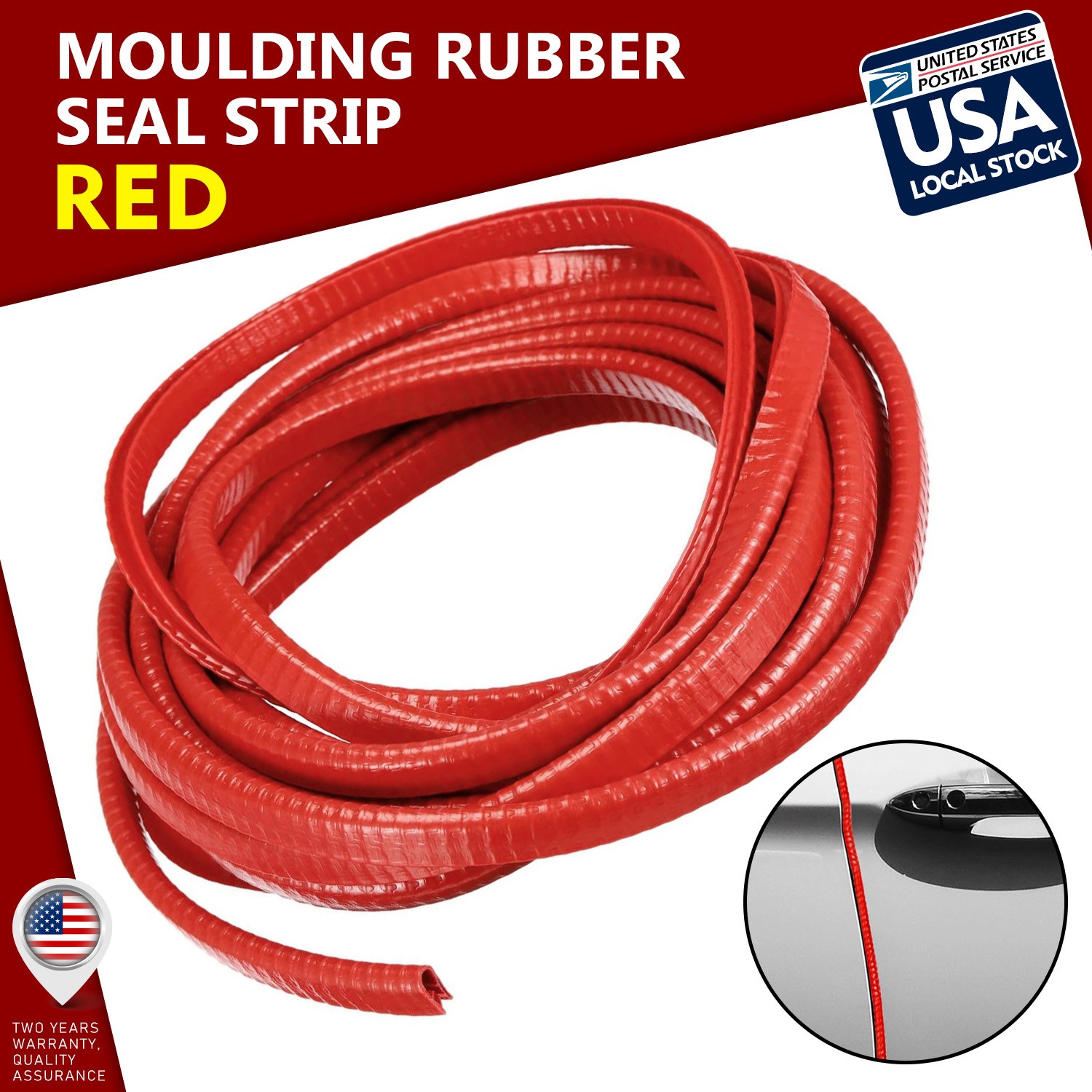 6m/20ft Auto Door Trim Edge Lock Guard Moulding Rubber Seal Strip Protector Blue