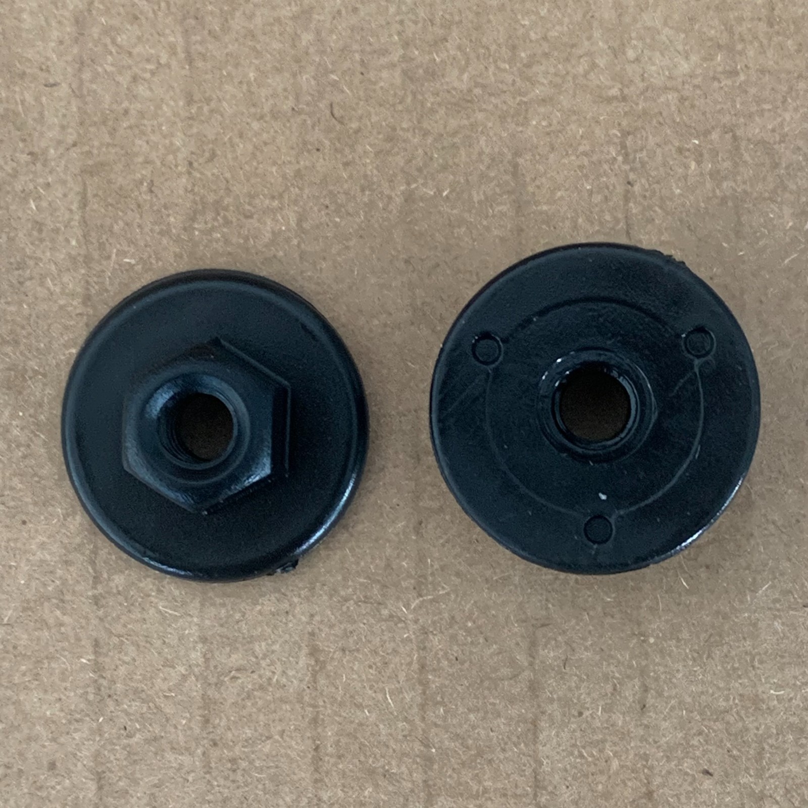 10Pcs For BMW 10 mm Hex Head Plastic Self-Threading Nut NEW
