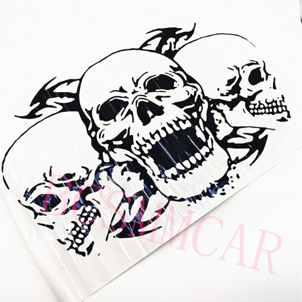 Skull Hood Decal Graphic Sticker Vinyl For Car Trailer Boat Vinyl Decoration