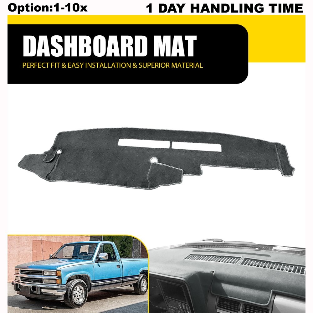 For Chevrolet 1998-1994 C1500 Dash Mat Dashboard Cover Dashmat Protector Gray