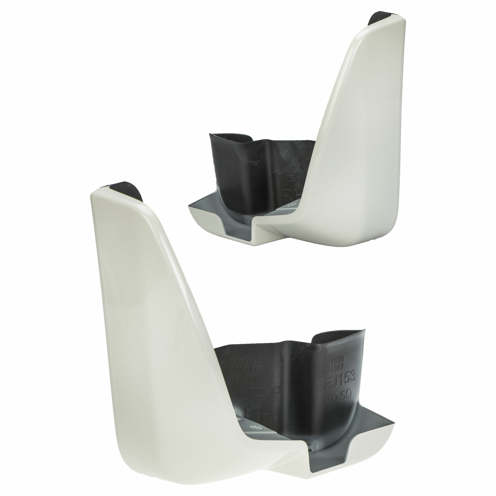 OEM 15-16 Subaru Impreza 4 Door Splash Guards Crystal White Pearl J1010FJ320W6