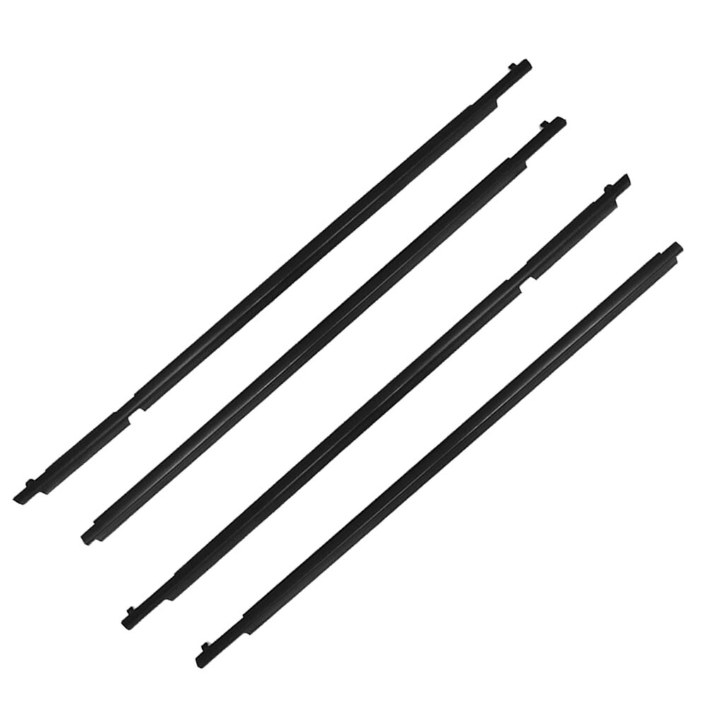 4Pcs Weatherstrip Window Moulding Trim Seal Belt For Toyota RAV4 2009-2012