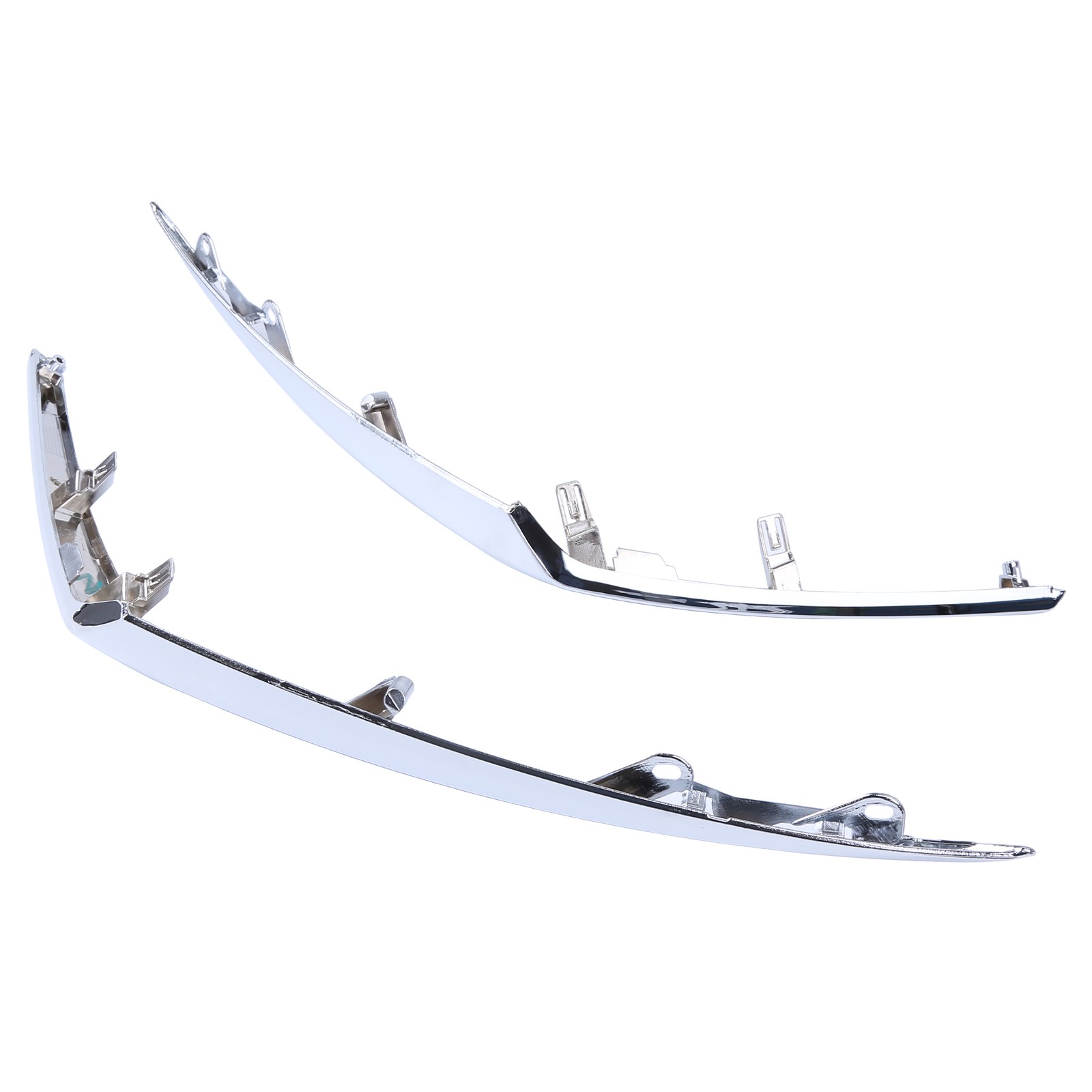 3X For 2021-2024 Nissan Kicks S SV Left Right Lower Front Bumper Chrome Molding