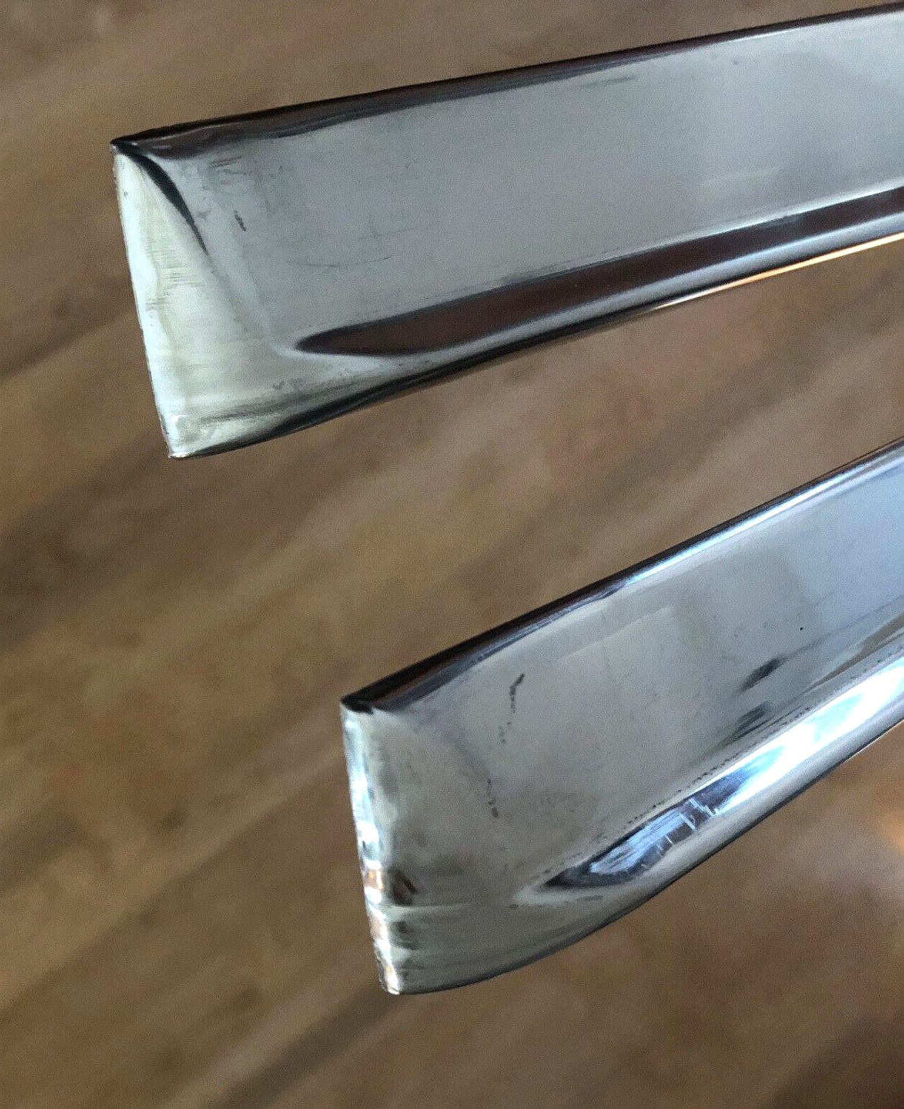 1951 Ford Custom 4 Dr Sedan “New Other LH Rear Door Lower Trim-1A-7325557 FoMoCo