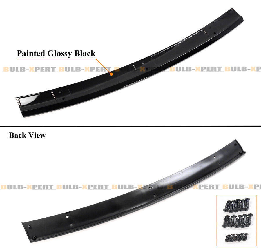 Performance Style 4pc Black Front Bumper Lip Splitter Fits 2017-22 Tesla Model 3