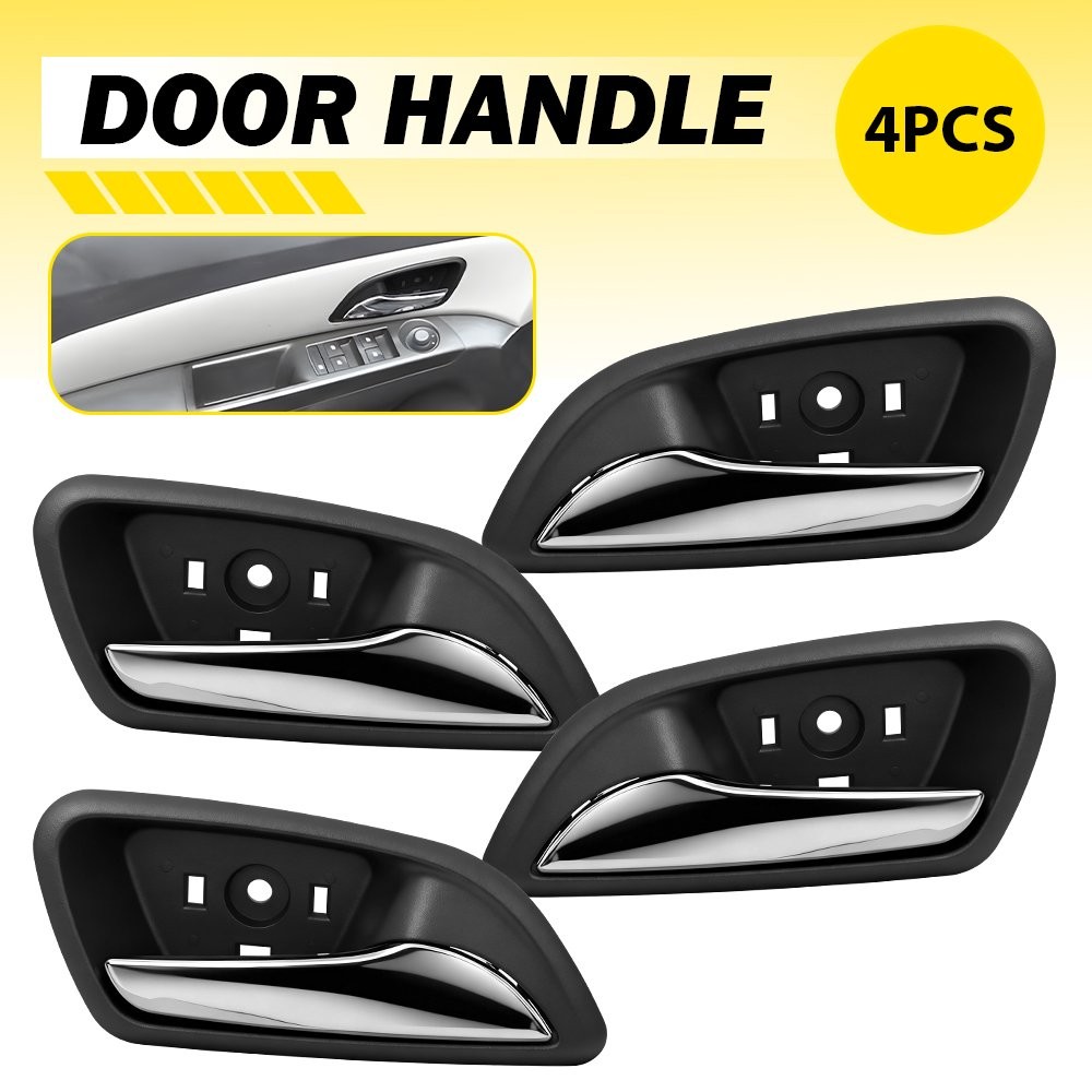 1-4X Door Handle For 2011-2015 Chevrolet Cruze Front Rear Left Right Inner Black