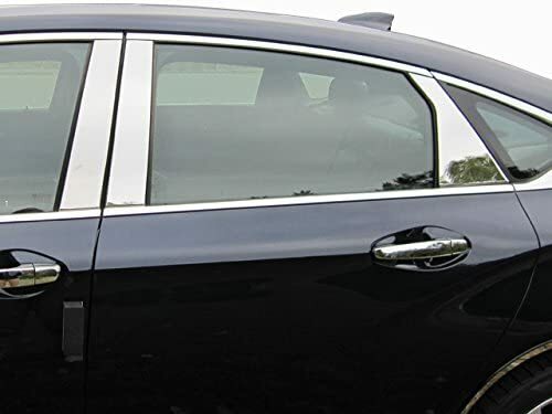 For 2014-2020 Chevy Impala Stainless Steel Chrome Pillar Post Trims