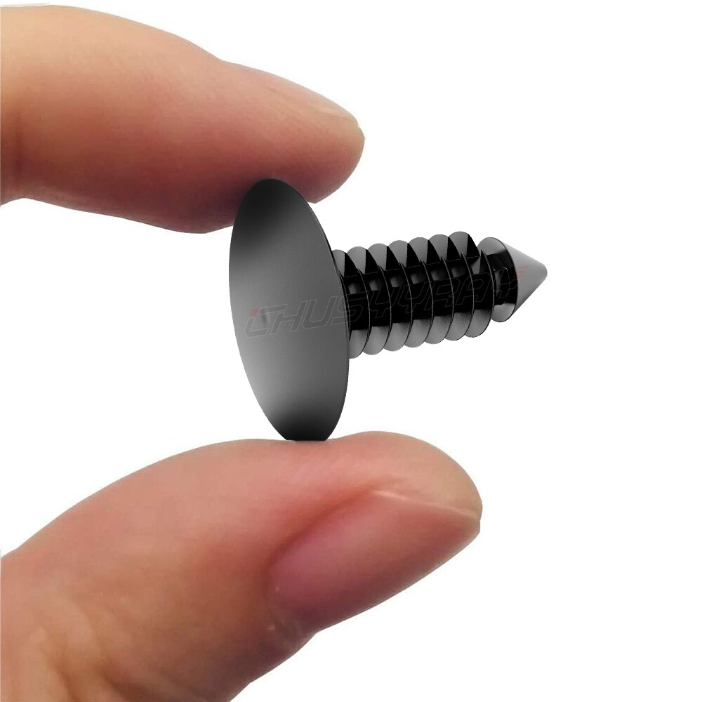 100 Push Type Clip Plastic Retainer Bumper Fender Fir Tree Fastener Fits 7.6mm